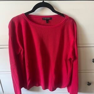 Banana Republic Vibrant Red Knit Sweater Size Small